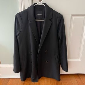 Madewell oversized double breasted blazer